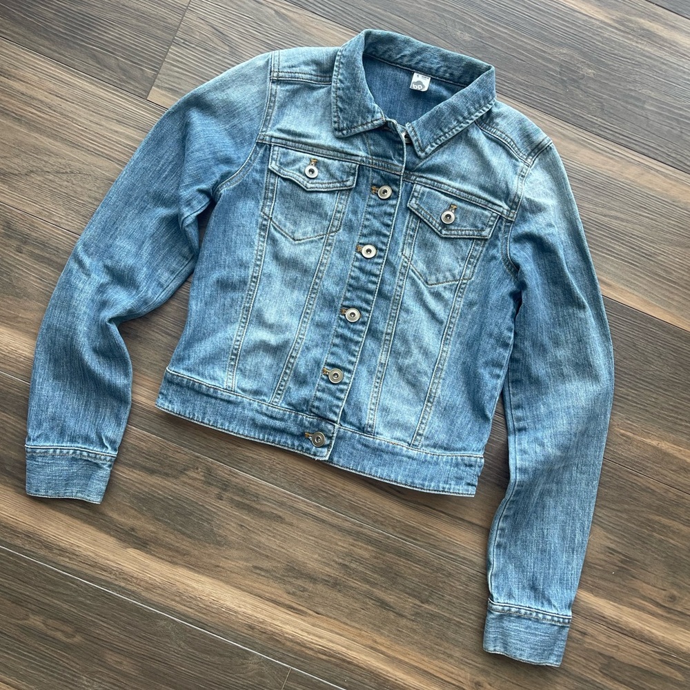 Small Trendy Classic Denim Jean Jacket 99% Cotton BP. Nordstrom